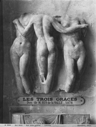 The Three Graces, Roman Copy of a Hellenistic Greek Original of 2nd Century BC by Roman Imperial Period