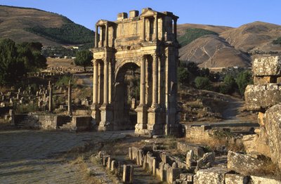 Triumphal Arch Built in Honour of Emperor Caracalla by Roman Imperial Period