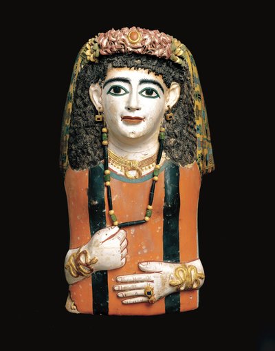 Mummy Mask, 60–70 AD by Roman Period Egyptian