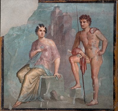 Io and Argus by Roman Pompeian wall painting.