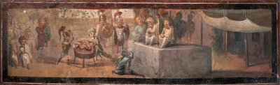 The Judgment of Solomon, 1st millennium by Roman Pompeian wall painting.