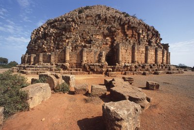 Royal Mausoleum of Mauretania, Called Tomb of the Christian Because of the Crosses Moulded on the False Doors by Roman Republican Period