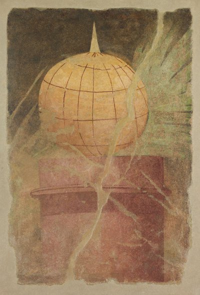 Wall painting fragment from the peristyle of a Villa at Boscoreale by Roman Republican Period