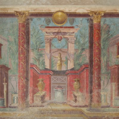 Wall painting from the cubiculum of a villa at Boscoreale, c.50-40 B.C by Roman Republican Period