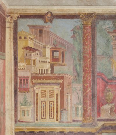 Wall painting from the cubiculum of a villa at Boscoreale, c.50-40 B.C by Roman Republican Period