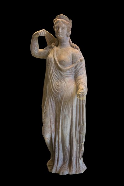 Aphrodite of the Genitrix Type (1st Century AD) Terracotta by Roman Roman