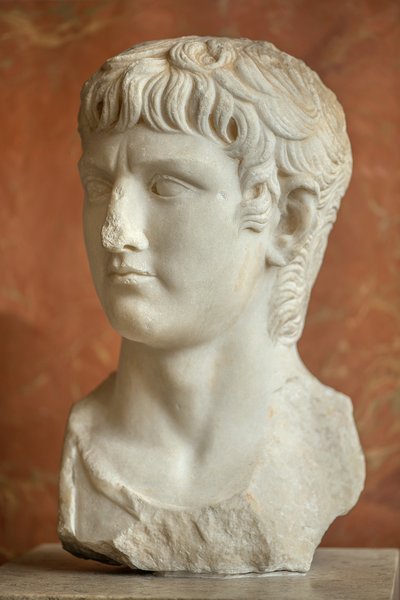 Bust of the Roman General Germanicus (15 BC - 19 AD) by Roman Roman