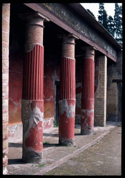 Atrium of Casa Sannitica, 5th century BC-1st century AD by Roman Roman