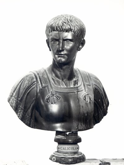 Bust of Emperor Caligula (c.12-41) by Roman Roman