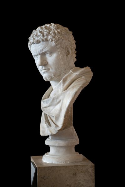 Caracalla (188 - 217 AD) marble, Roman art by Roman Roman