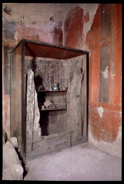 Carbonized wardrobe, Casa a Graticcio (5th century BC-1st century AD) by Roman Roman