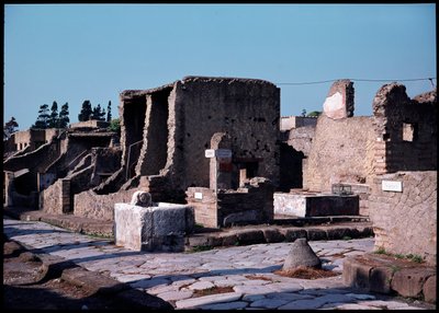Crossroads between cardo V and lower decumanum, 5th century BC-1st century AD by Roman Roman