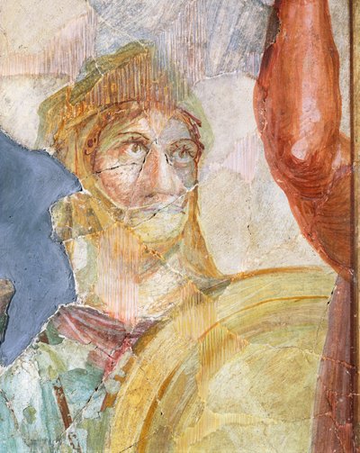 Detail from the fresco of the Marriage of Alexander and Stateira by Roman Roman