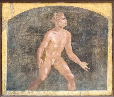 Discobolus, from Villa Arianna at Stabiae by Roman Roman