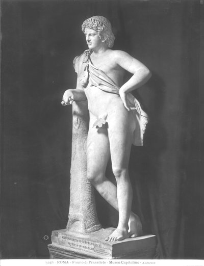 Faunus, Copy of an Original by Praxiteles (c.370-330 BC) by Roman Roman