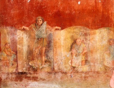 Fresco Depicting Laundrymen, from Pompeii (UNESCO World Heritage List) by Roman Roman