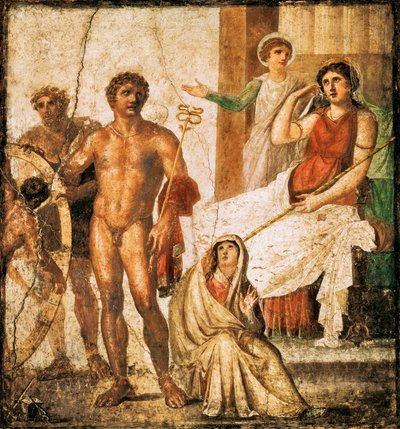 Fresco Depicting Torture of Issone, from House of Vettii, Pompeii, Campania by Roman Roman
