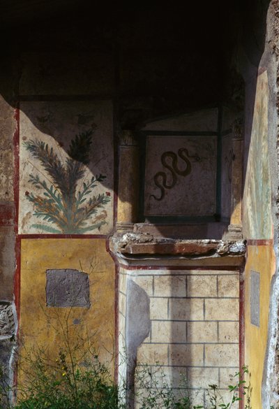 Glimpse of a House in Via di Castricio, Pompeii by Roman Roman