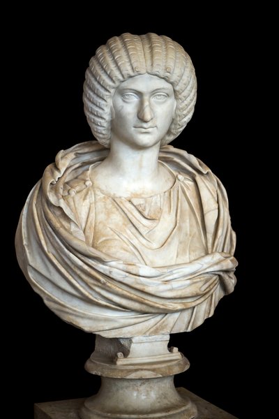 Julia Domna (ca. 170 - 217 AD), Marble, Roman Art by Roman Roman