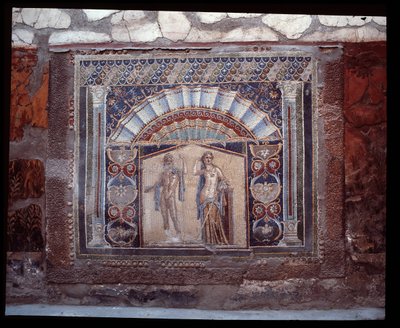 Neptune and Amphitrite, Wall Mosaic from the Triclinium of the Casa di Nettuno e Anfitrite by Roman Roman