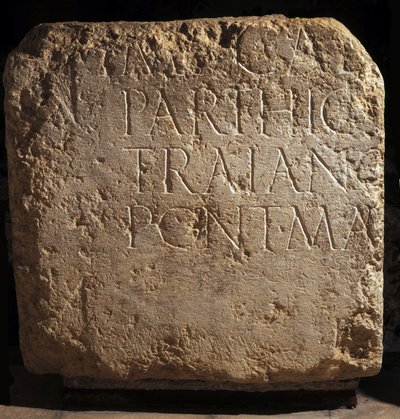 Part of a Larger Hadrianic Inscription, 2nd century AD by Roman Roman