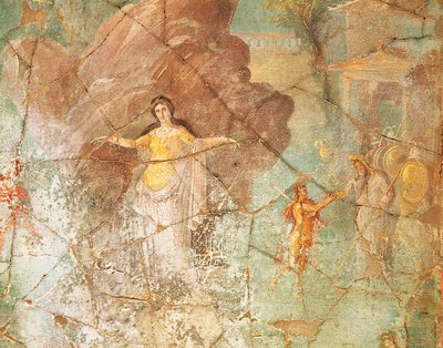 Perseus and Andromeda, Fresco from House of Priest Amandus, Pompeii by Roman Roman