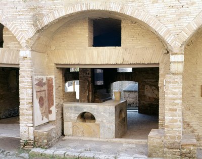 Rest of the Roman Baths in Ostia by Roman Roman
