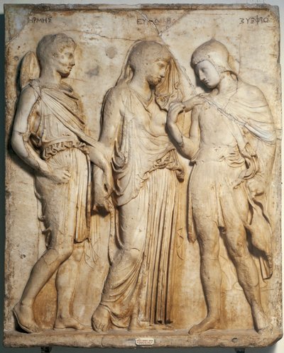 Orphee, Eurydice and Hermes by Roman Roman