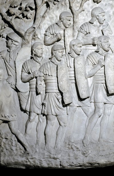 Roman Legionaries Ready for Battle by Roman Roman