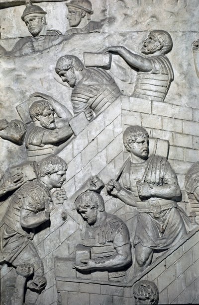 Construction of a Fort in the Roman Encampment (Mould of 1862) by Roman Roman