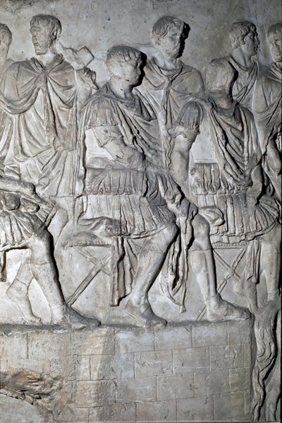 The Roman Emperor Trajan Holding a Council of War by Roman Roman