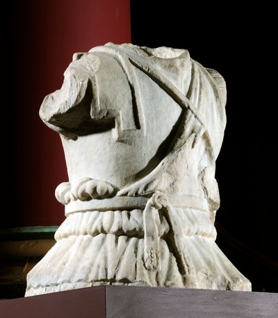 Sculpted Torso of a Cavalryman by Roman Roman
