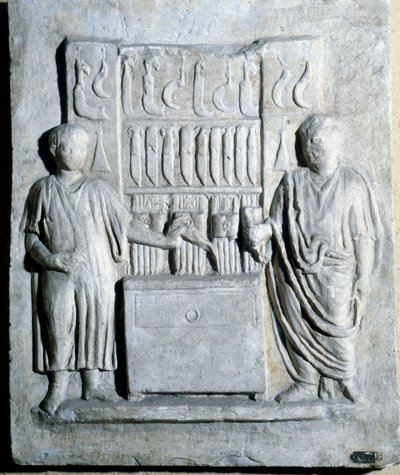 Sign of the Knife Shop in the Roman Era by Roman Roman