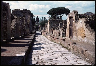 Street Going Down Towards the Lido, 5th Century BC-1st Century AD by Roman Roman
