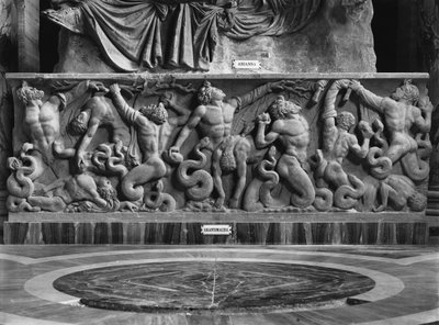The Giants, detail of a relief depicting Ariane and a gigantomachy by Roman Roman