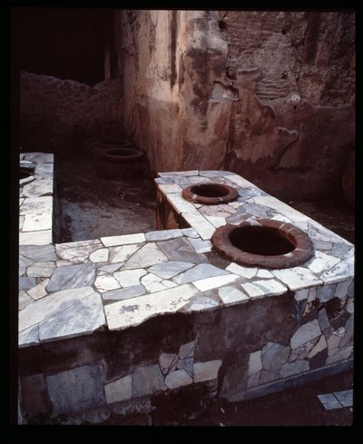 Thermopolium Marble Counter by Roman Roman