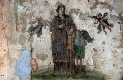 Venus Pompeiana, Fresco from the Teberna of the Four Gods, Via dell