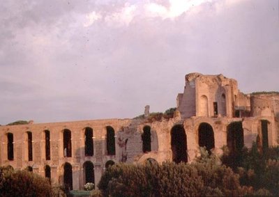 View of the Palatine from the Circus Maximus by Roman Roman