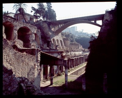 View of the Eastern Zone of Herculaneum by Roman Roman