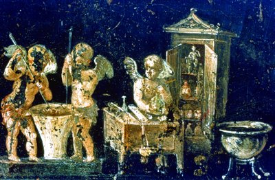 Wall Painting from the House of the Vetti by Roman Roman