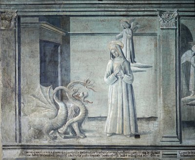 Life of Saint Frances of Rome, Pursued by Demons in the Form of Monsters, Roman School by Roman School
