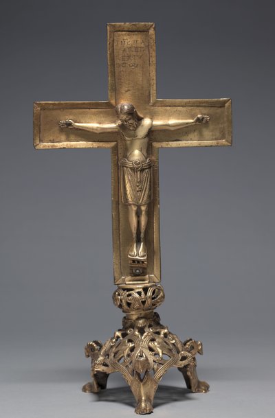 Altar Cross with Stand by Romanesque