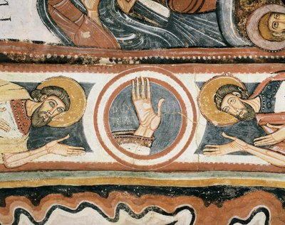 The Right Hand of God and the Patriarchs Elijah and Henoch (Detail) by Romanesque