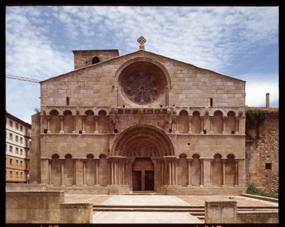 View of the Church of St. Dominica, 12th century, Soria, Spain by Romanesque