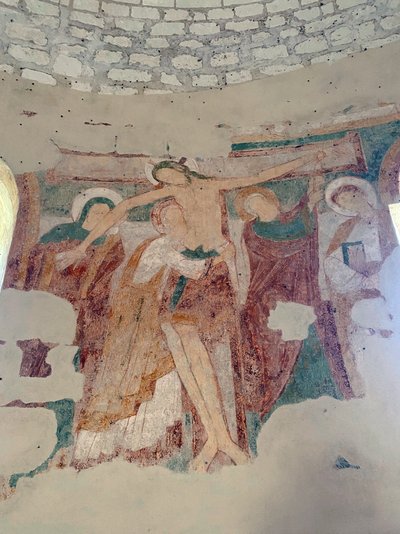 The Descent from the Cross, Saint-Jean du Liget Chapel, Touraine by Romanesque