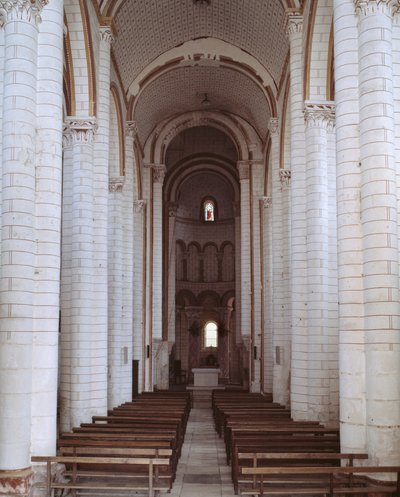 View of the nave by Romanesque