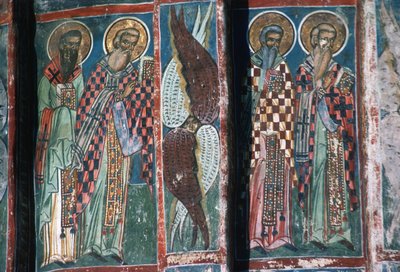 Detail of painting, south apse of the church by Romanian School