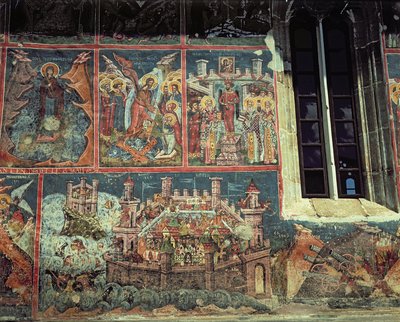 Siege of Constantinople by Sultan Mehmet II in 1453 by Romanian School