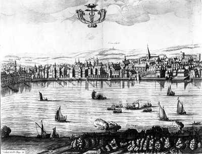 A View of the River Thames from Southwark, 1650 by Rombout Van den Hoeye