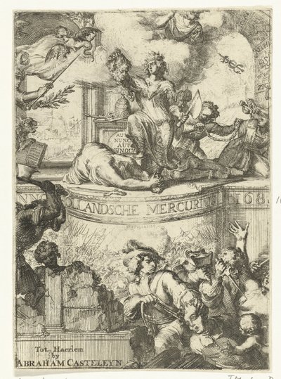 Title Page for the Dutch Mercury for the Year 168(5?) by Romeyn de Hooghe (attributed to)